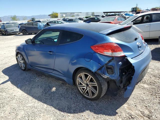 KMHTC6AE8GU252613 - 2016 HYUNDAI VELOSTER TURBO BLUE photo 2