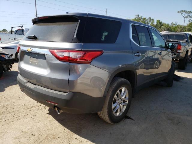 1GNERFKW0KJ148847 - 2019 CHEVROLET TRAVERSE LS GRAY photo 3