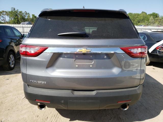 1GNERFKW0KJ148847 - 2019 CHEVROLET TRAVERSE LS GRAY photo 6