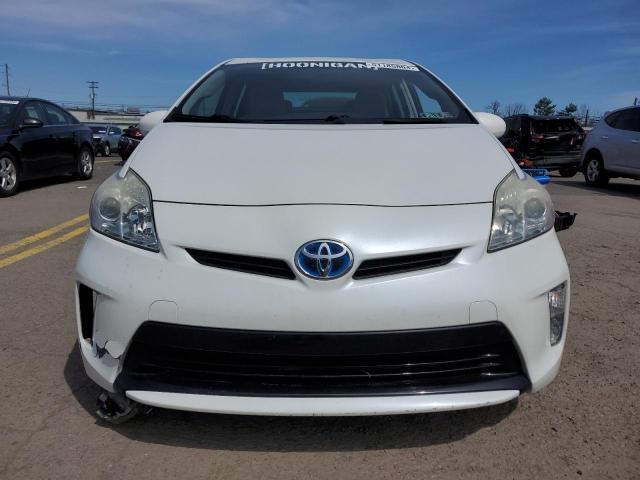 JTDKN3DU2E1744905 - 2014 TOYOTA PRIUS WHITE photo 5