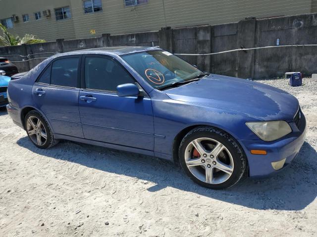 JTHBD192030067773 - 2003 LEXUS IS 300 BLUE photo 4