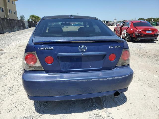 JTHBD192030067773 - 2003 LEXUS IS 300 BLUE photo 6