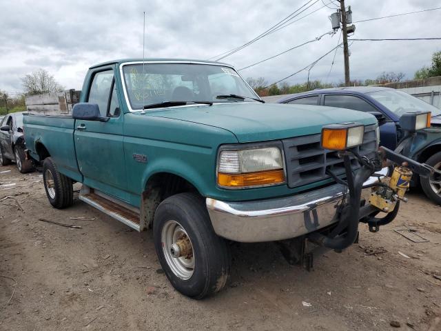 1FTHF26HXVEB12955 - 1997 FORD F250 GREEN photo 4
