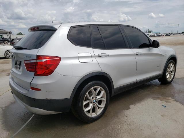 5UXWX9C59D0A31059 - 2013 BMW X3 XDRIVE28I SILVER photo 3