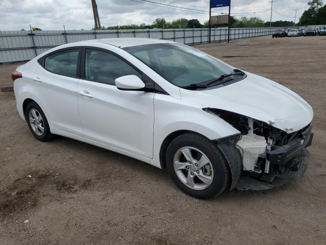 5NPDH4AE8FH601552 - 2015 HYUNDAI ELANTRA SE WHITE photo 4