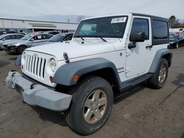 1C4AJWAG9CL112248 - 2012 JEEP WRANGLER SPORT WHITE photo 1