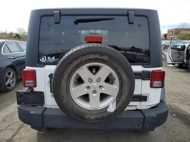 1C4AJWAG9CL112248 - 2012 JEEP WRANGLER SPORT WHITE photo 6