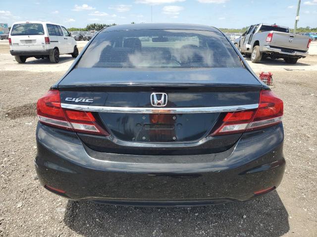 19XFB2F55DE077169 - 2013 HONDA CIVIC LX BLACK photo 6