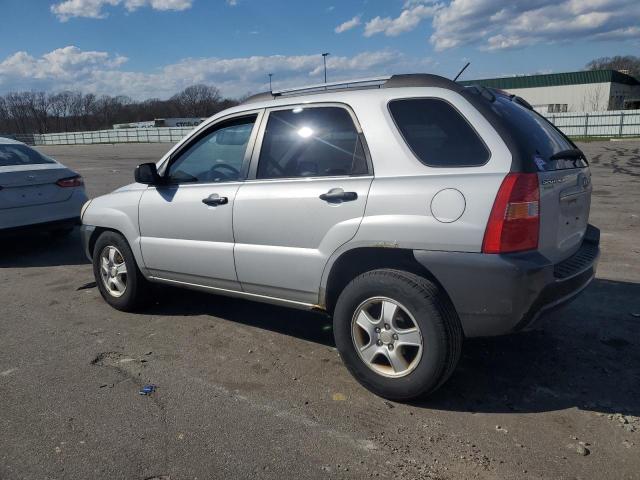 KNDJF724777414406 - 2007 KIA SPORTAGE LX SILVER photo 2