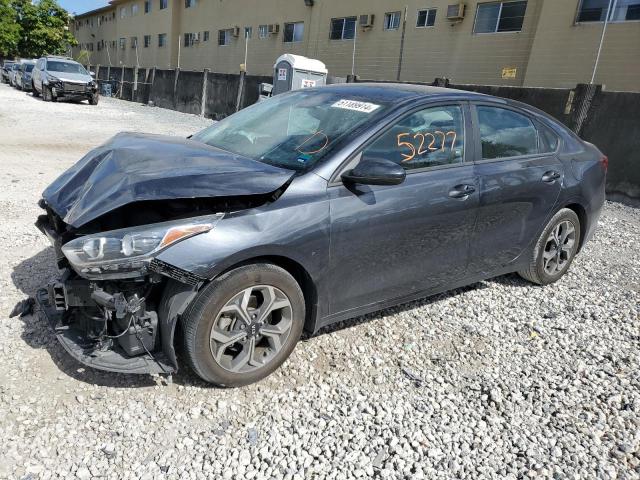 3KPF24AD7LE243958 - 2020 KIA FORTE FE GRAY photo 1