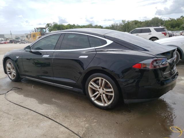 5YJSA1S13EFP29412 - 2014 TESLA MODEL S შავი ფოტო 2