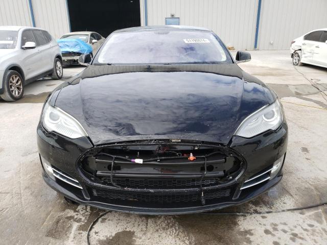 5YJSA1S13EFP29412 - 2014 TESLA MODEL S შავი ფოტო 5