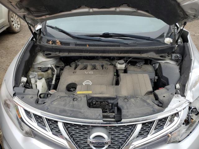 JN8AZ1MW3EW524427 - 2014 NISSAN MURANO S SILVER photo 11