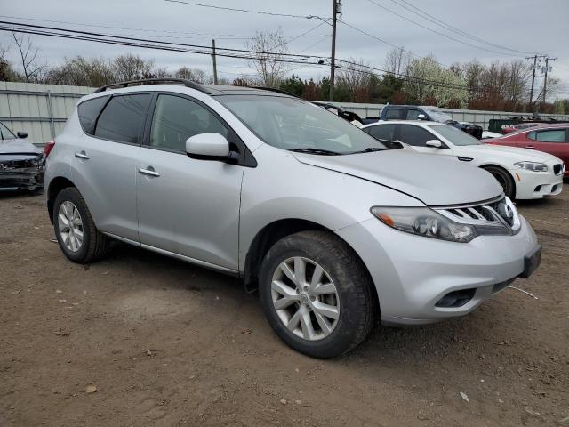 JN8AZ1MW3EW524427 - 2014 NISSAN MURANO S SILVER photo 4