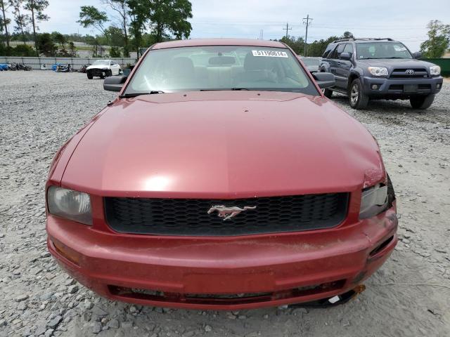 1ZVHT80N685120532 - 2008 FORD MUSTANG RED photo 5