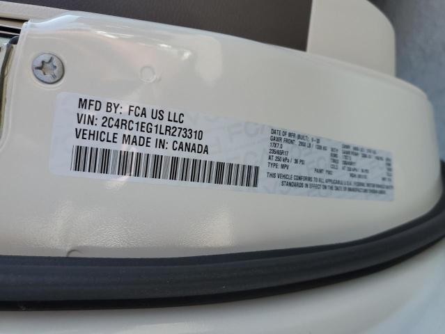 2C4RC1EG1LR273310 - 2020 CHRYSLER PACIFICA TOURING L PLUS WHITE photo 13