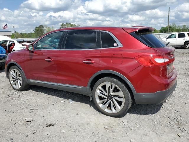 2LMPJ8LP1GBL63239 - 2016 LINCOLN MKX RESERVE RED photo 2
