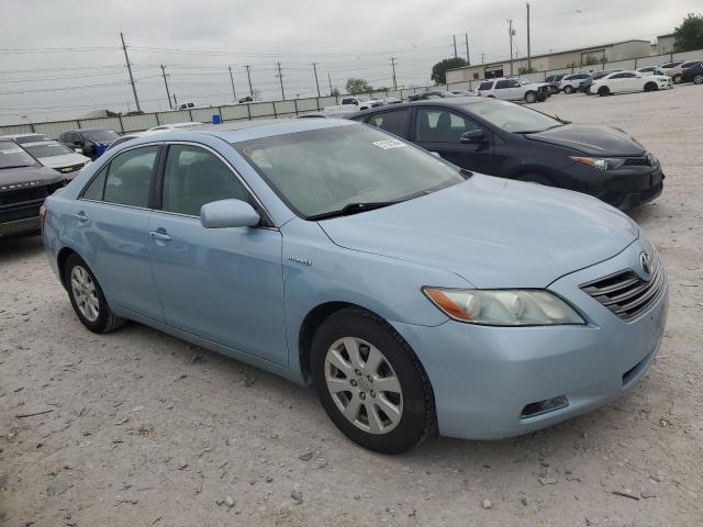 4T1BB46K69U063687 - 2009 TOYOTA CAMRY HYBRID BLUE photo 4