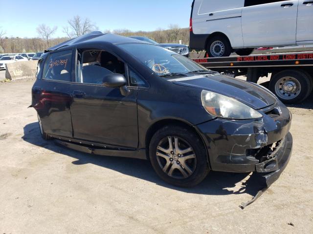 JHMGD38647S059112 - 2007 HONDA FIT S 黑色 照片 4