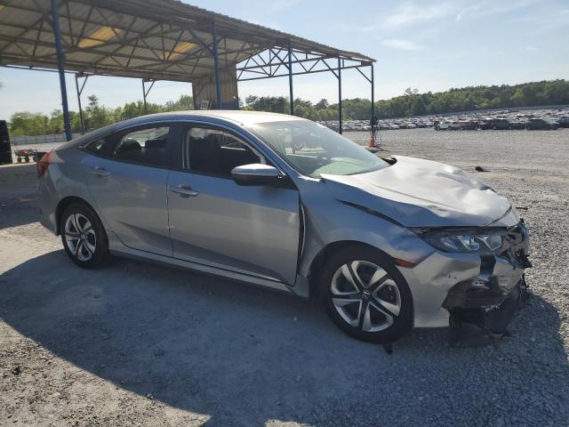 2HGFC2F56JH503157 - 2018 HONDA CIVIC LX SILVER photo 4