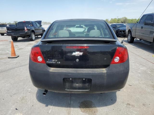 1G1AK55F577290934 - 2007 CHEVROLET COBALT LS BLACK photo 6