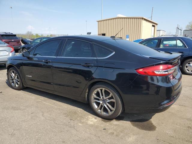 3FA6P0LU4HR182176 - 2017 FORD FUSION SE HYBRID BLACK photo 2