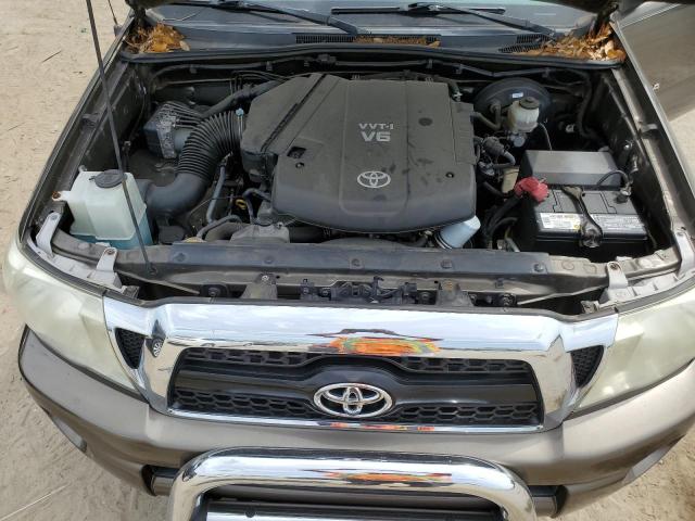 3TMJU4GN0BM119863 - 2011 TOYOTA TACOMA DOUBLE CAB PRERUNNER GRAY photo 11
