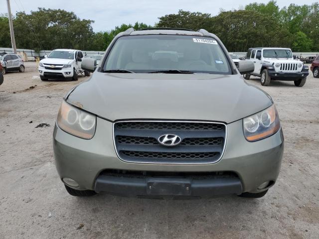 5NMSH13E99H229143 - 2009 HYUNDAI SANTA FE SE GREEN photo 5