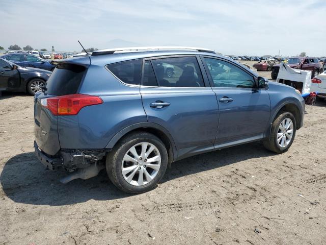 2T3DFREV7EW136329 - 2014 TOYOTA RAV4 LIMITED BLUE photo 3