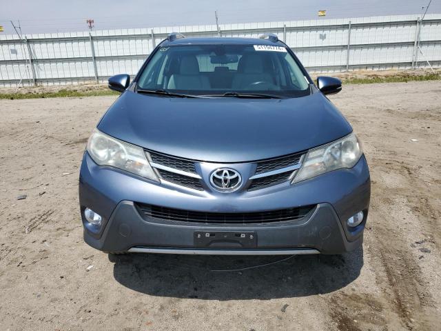 2T3DFREV7EW136329 - 2014 TOYOTA RAV4 LIMITED BLUE photo 5