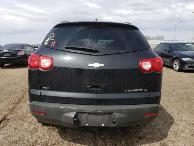 1GNLVGED5AJ249593 - 2010 CHEVROLET TRAVERSE LT BLACK photo 6