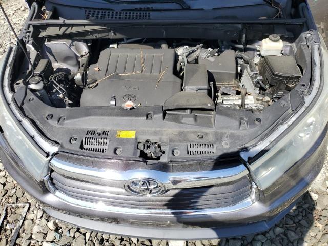 5TDJKRFH1GS502779 - 2016 TOYOTA HIGHLANDER XLE GRAY photo 12