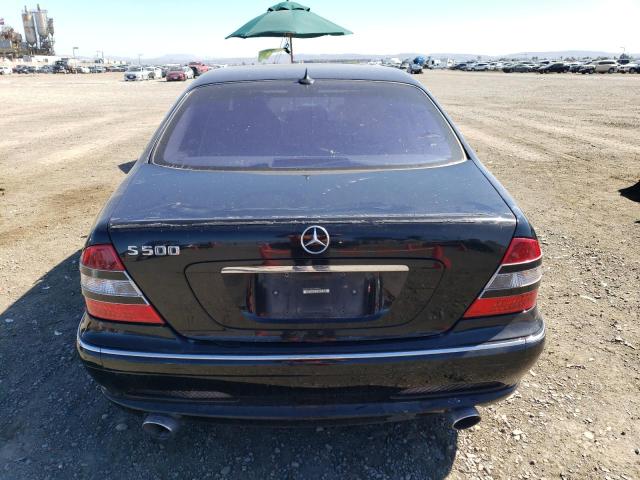 WDBNG75J62A299761 - 2002 MERCEDES-BENZ S 500 BLACK photo 6