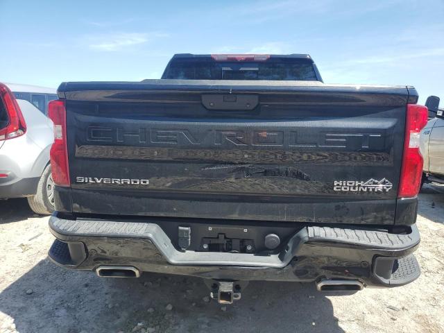 1GCUYHED1MZ305304 - 2021 CHEVROLET SILVERADO K1500 HIGH COUNTRY BLACK photo 6