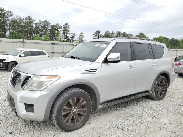 JN8AY2ND2H9005099 - 2017 NISSAN ARMADA SV SILVER photo 1