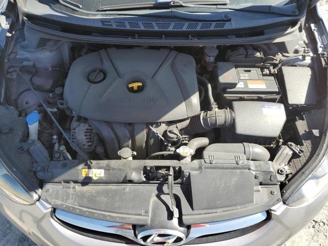 KMHDH4AE1CU373665 - 2012 HYUNDAI ELANTRA GLS GRAY photo 11