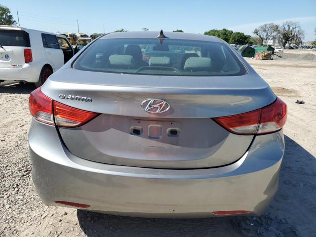 KMHDH4AE1CU373665 - 2012 HYUNDAI ELANTRA GLS GRAY photo 6