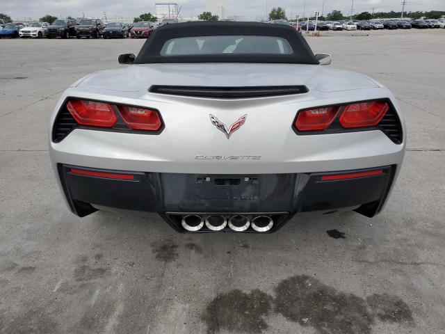 1G1YF3D76E5118955 - 2014 CHEVROLET CORVETTE STINGRAY 3LT SILVER photo 6