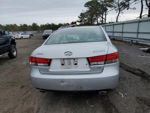 5NPEU46F46H072411 - 2006 HYUNDAI SONATA GLS SILVER photo 6