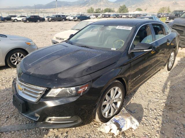 1G11Z5S33LU105748 - 2020 CHEVROLET IMPALA LT BLACK photo 2