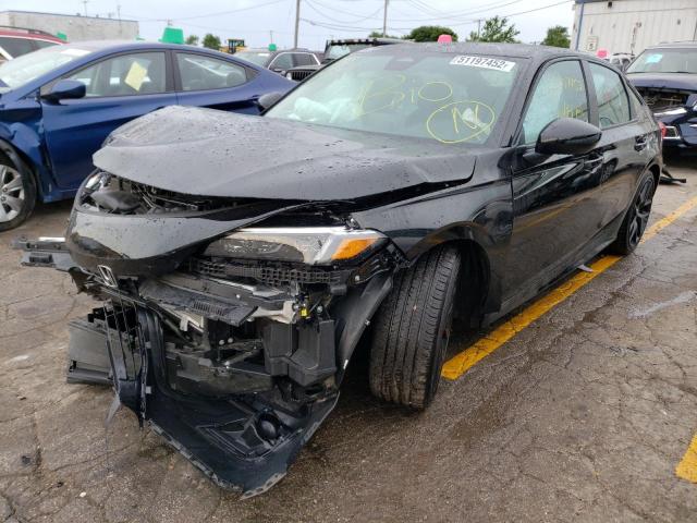 2HGFE2F57NH565246 - 2022 HONDA CIVIC SPORT 黑色 照片 2