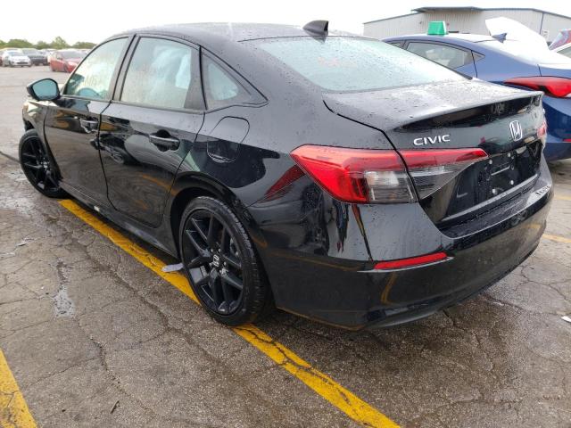 2HGFE2F57NH565246 - 2022 HONDA CIVIC SPORT 黑色 照片 3