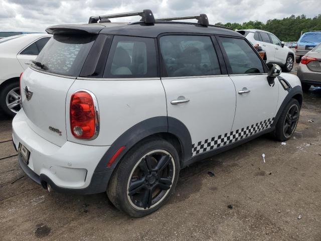 WMWZC3C55BWL80702 - 2011 MINI COOPER S COUNTRYMAN WHITE photo 3