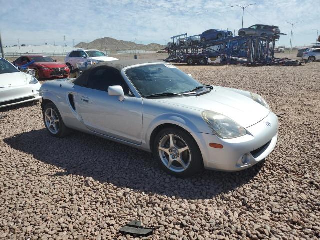 JTDFR320430061273 - 2003 TOYOTA MR2 SPYDER SILVER photo 4