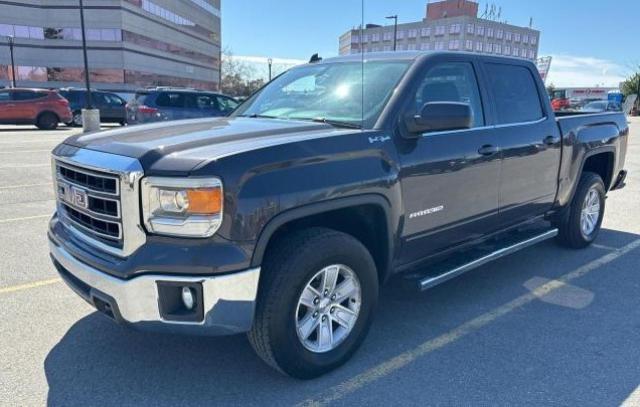 3GTU2UEC5EG346652 - 2014 GMC SIERRA K1500 SLE GRAY photo 2