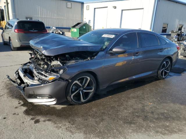 1HGCV1F3XKA034516 - 2019 HONDA ACCORD SPORT GRAY photo 1