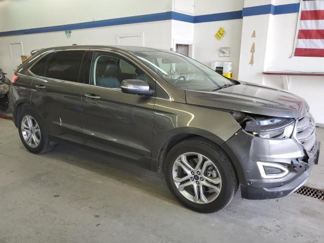 2FMPK4K90JBB67403 - 2018 FORD EDGE TITANIUM GRAY photo 4