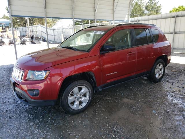 1C4NJCBA2FD284534 - 2015 JEEP COMPASS SPORT MAROON photo 1