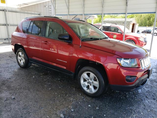 1C4NJCBA2FD284534 - 2015 JEEP COMPASS SPORT MAROON photo 4