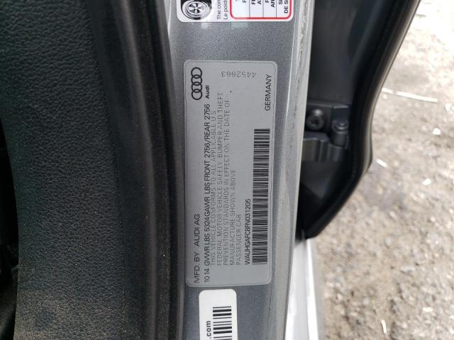 WAUHGAFC8FN031205 - 2015 AUDI A6 PRESTIGE GRAY photo 13